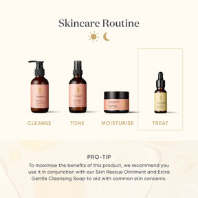 ManukaRx Manuka Face Oil Blend Skincare Routine step guide 